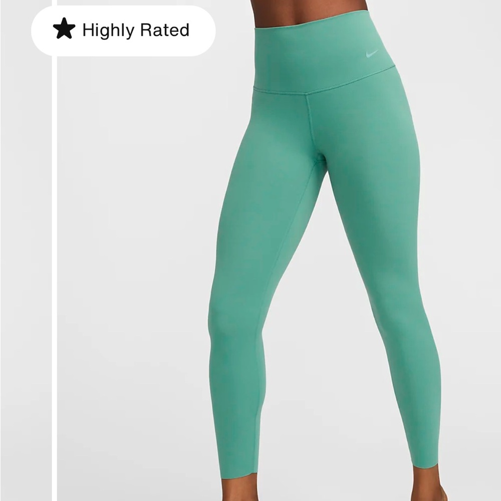 Nike Women Zenvy Leggings - S emerald green